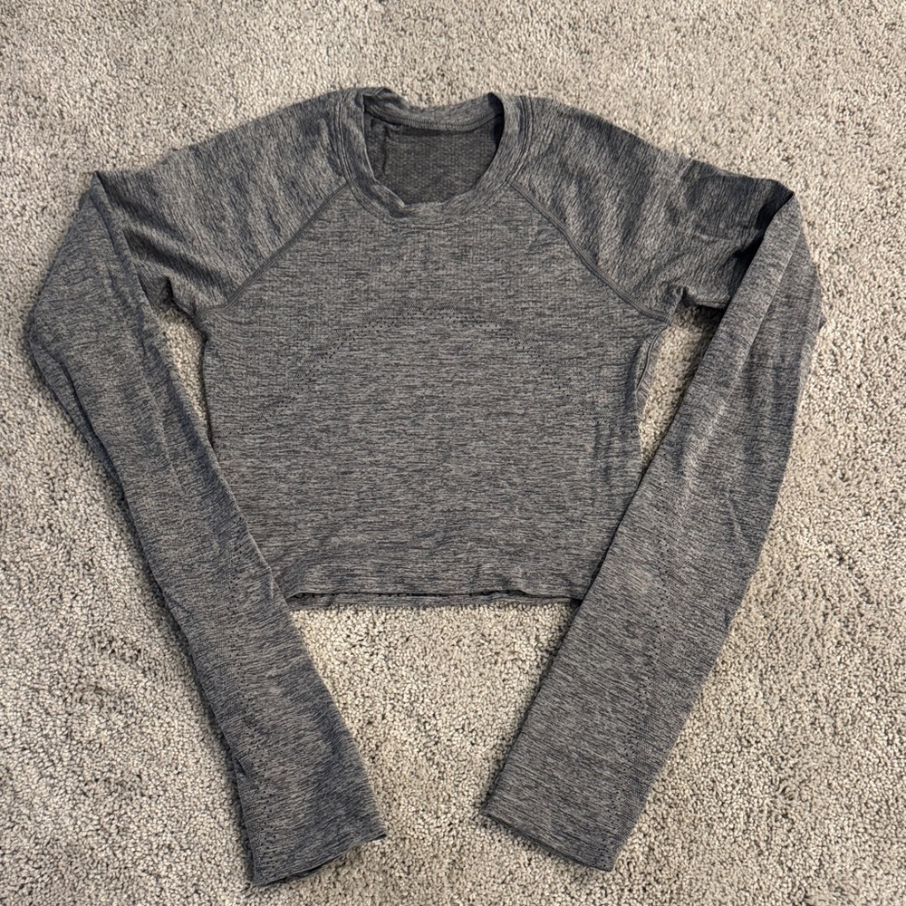 Lululemon Swiftly Tech Cropped Long Sleeve Shirt 2.0